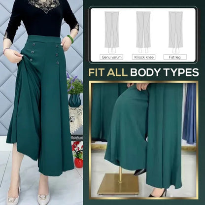 🔥[Comfy and Cool] Stylish Pleated Wide-leg Pants