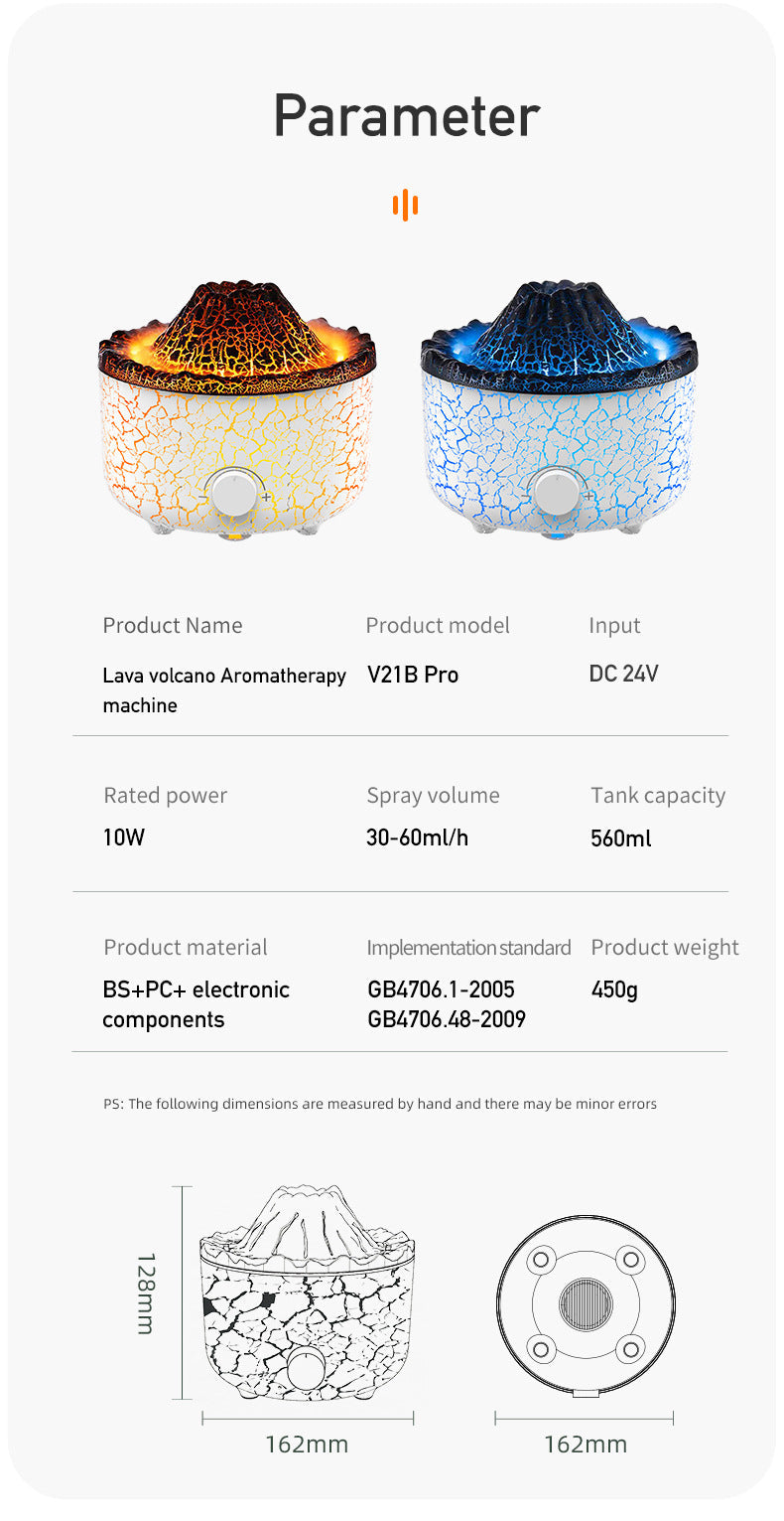 New Creative Volcano Humidifier