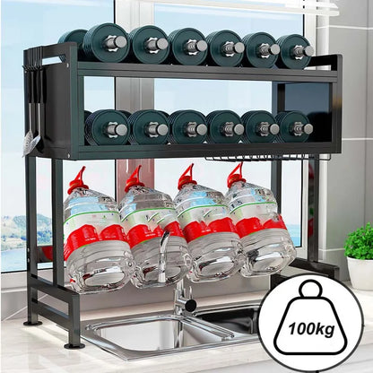 Cabinet Door Sink Shelf Kitchen Storage Rack